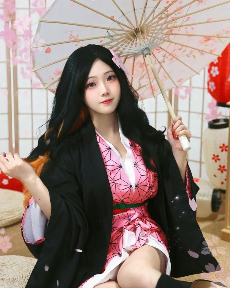 Cosplay nezuko hình ảnh cuốn hút với nét đặc trưng
