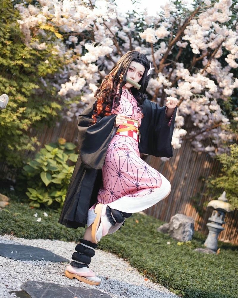 Cosplay nezuko phong cách độc đáo đầy ấn tượng
