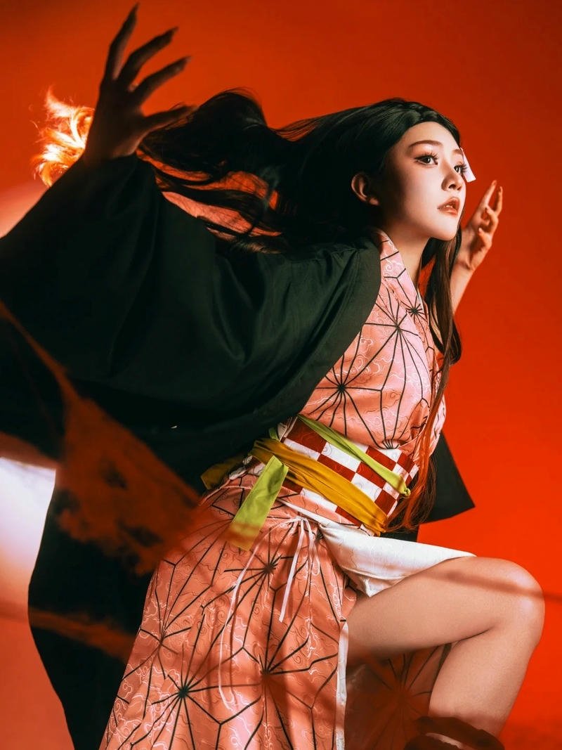 Cosplay nezuko thần thái nhẹ nhàng đầy cuốn hút riêng
