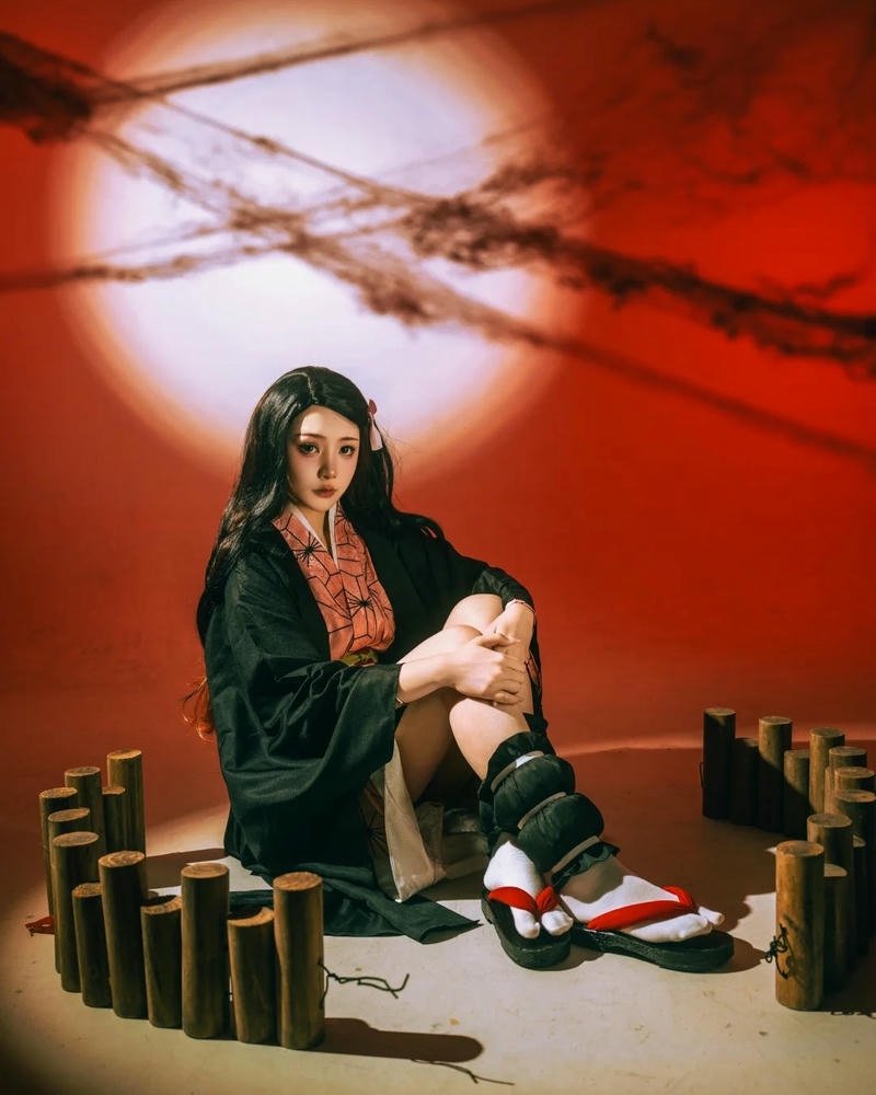 Cosplay nezuko thiết kế trang phục tinh tế đầy cuốn hút