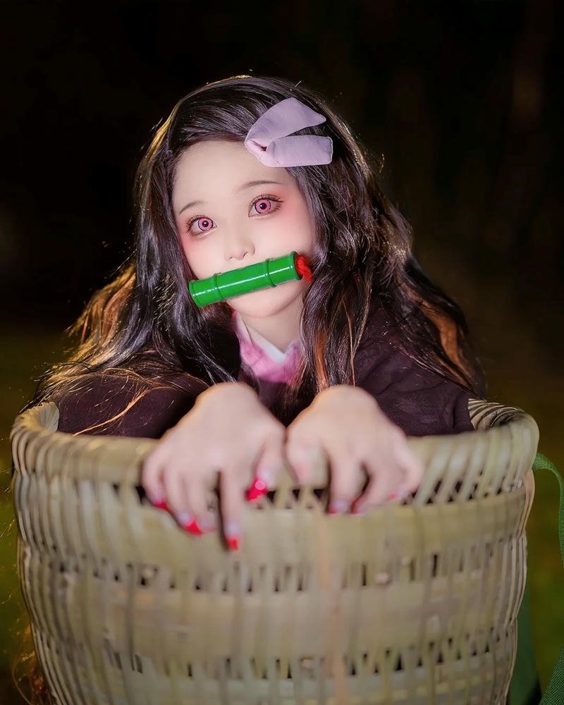 Hóa trang nhân vật nezuko mang phong cách riêng