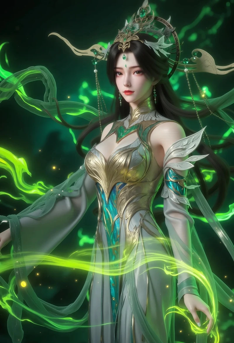 Liễu Thần xuất hiện với aura thần thánh nổi bật