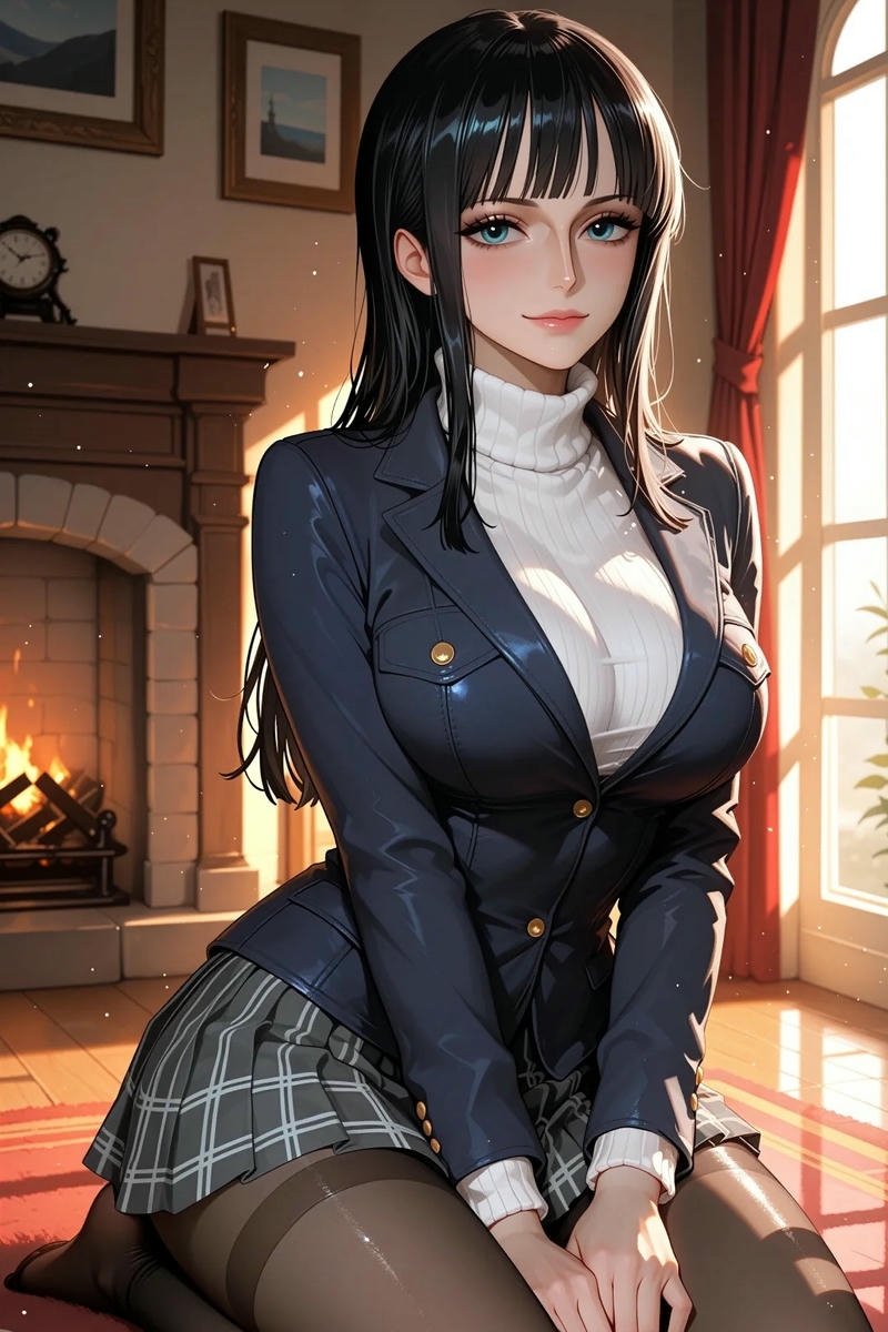 Top 90+ ảnh Nico Robin đẹp, ngầu và quyến rũ nhất One Piece Nhà khảo cổ Robin mặc vest đen ngồi đọc sách tri thức