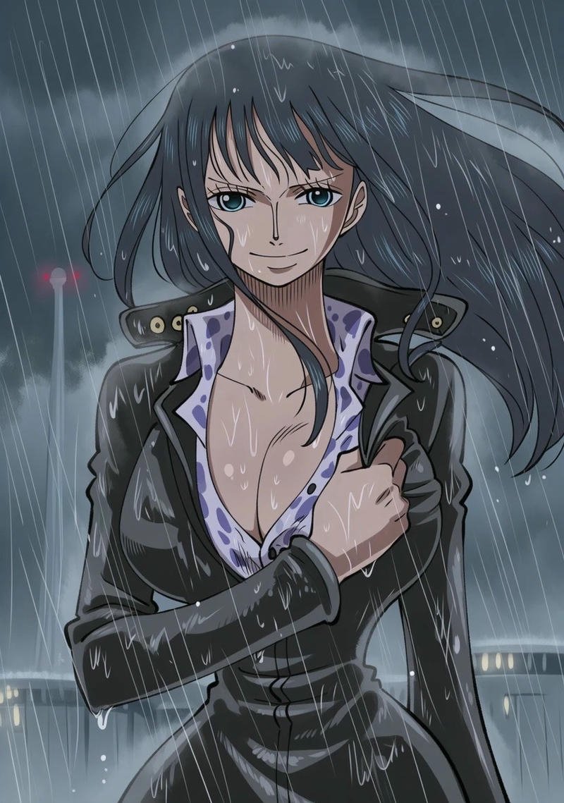 Top 90+ ảnh Nico Robin đẹp, ngầu và quyến rũ nhất One Piece Nico Robin One Piece ướt sũng dưới mưa vẫn vô cùng xinh đẹp