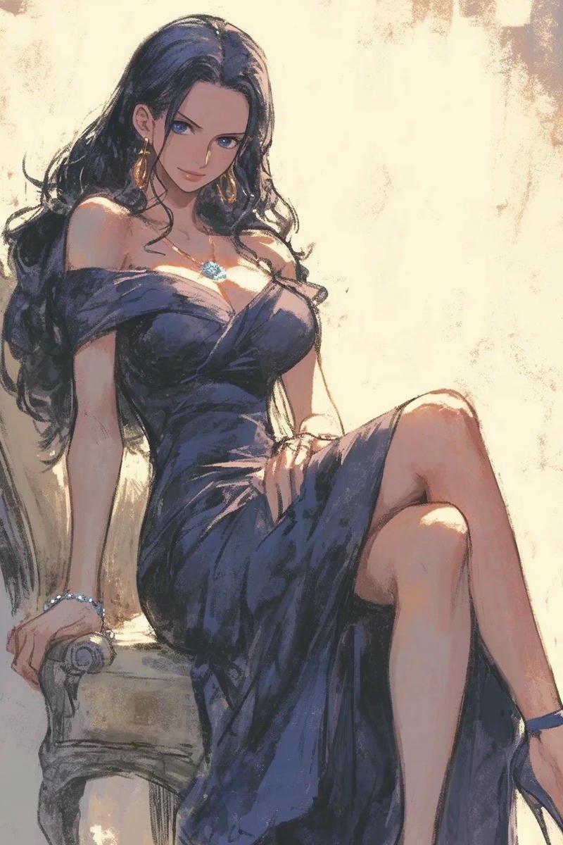 Top 90+ ảnh Nico Robin đẹp, ngầu và quyến rũ nhất One Piece Robin Đảo Hải Tặc diện đầm dạ hội xẻ tà quyến rũ