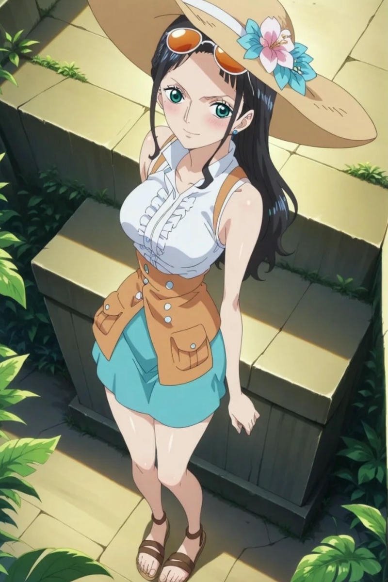 Top 90+ ảnh Nico Robin đẹp, ngầu và quyến rũ nhất One Piece Robin Film Gold mặc đồ trắng cam năng động trẻ trung cuốn hút