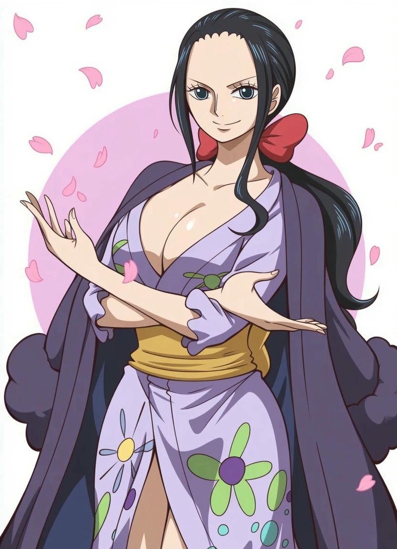 Top 90+ ảnh Nico Robin đẹp, ngầu và quyến rũ nhất One Piece Robin Wano Quốc diện kimono hoa văn rực rỡ múa quạt xinh