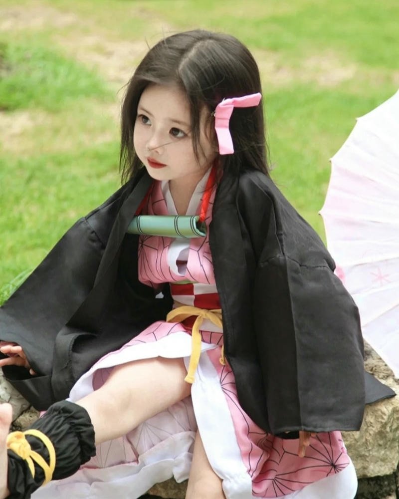 Trang phục nezuko thể hiện nét đặc trưng cuốn hút