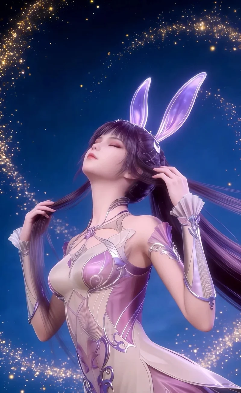 Ảnh Tiểu Vũ tạo hình anime sắc nét cực kỳ cuốn hút