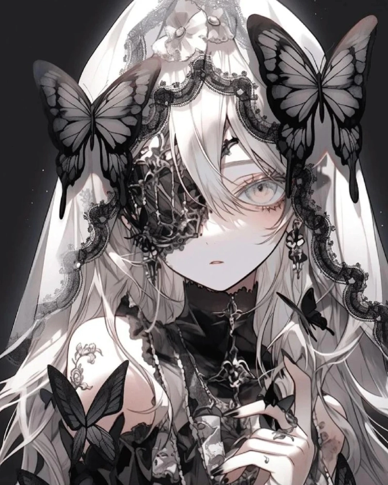 Ảnh anime công chúa lạnh lùng mang vẻ đẹp bí ẩn