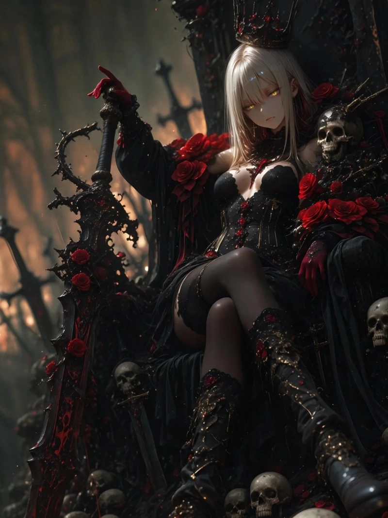 Ảnh anime công chúa lạnh lùng thể hiện khí chất riêng