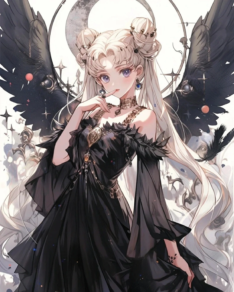Ảnh anime công chúa lạnh lùng thể hiện phong cách sang trọng