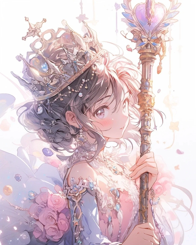 Ảnh anime công chúa lạnh lùng toát lên khí chất quyền lực