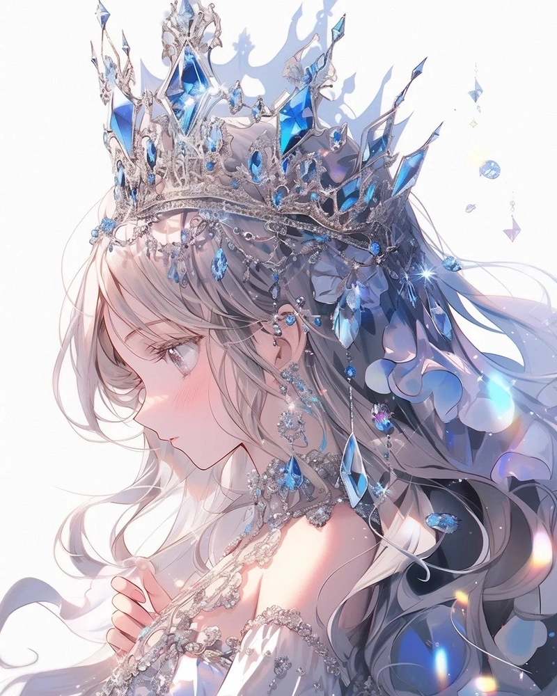Ảnh anime công chúa lạnh lùng với biểu cảm lạnh quyến rũ
