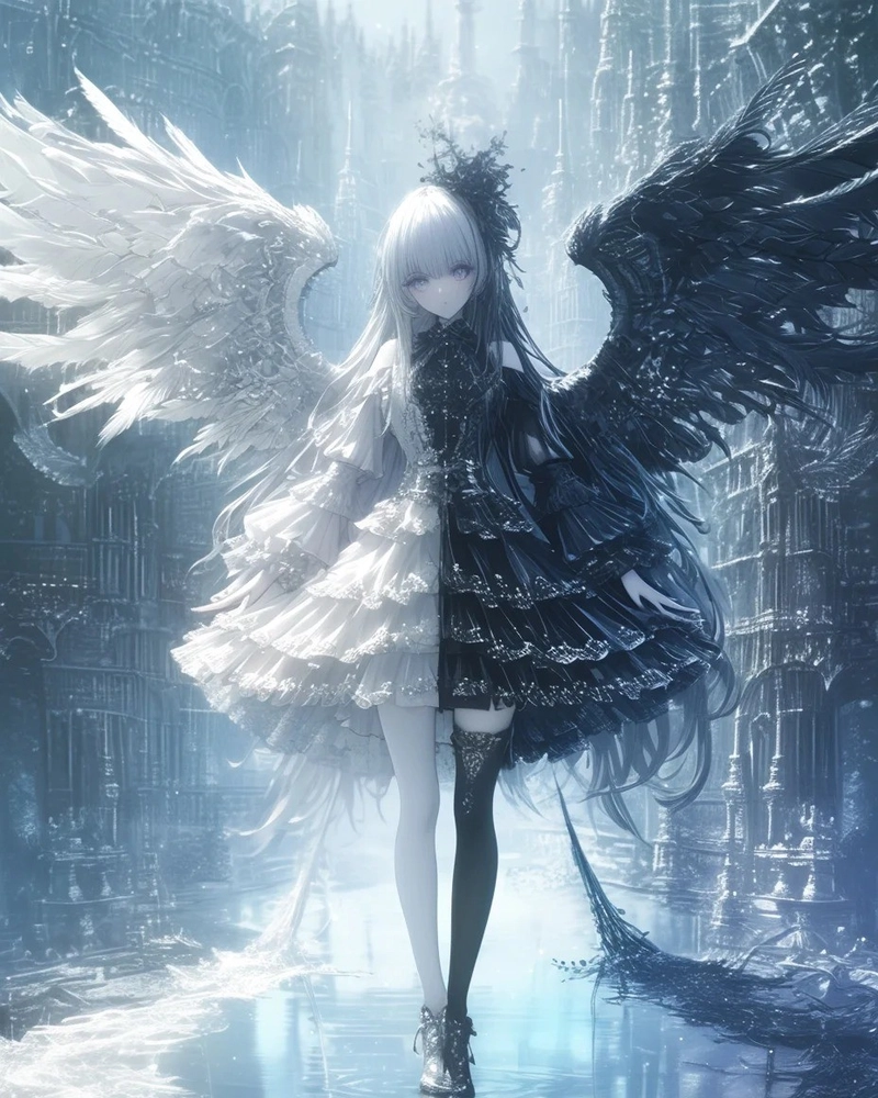 Ảnh anime công chúa lạnh lùng với thần thái trầm lặng
