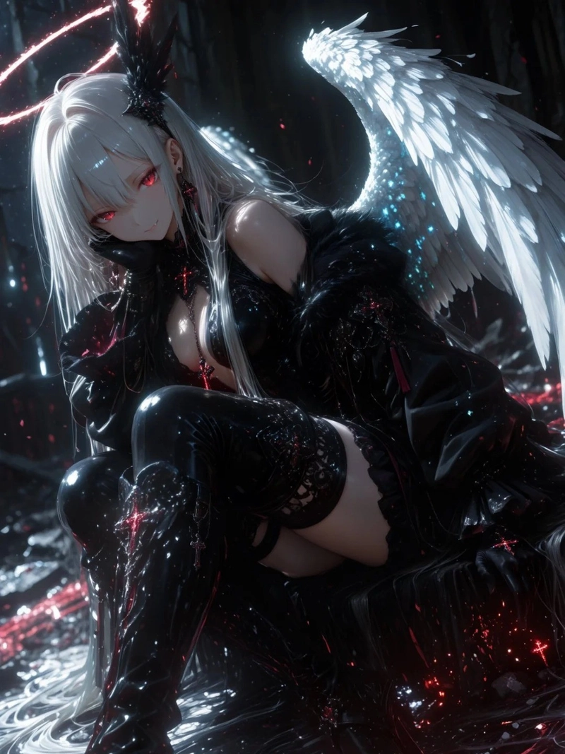 Ảnh anime công chúa lạnh lùng với vẻ đẹp lạnh giá