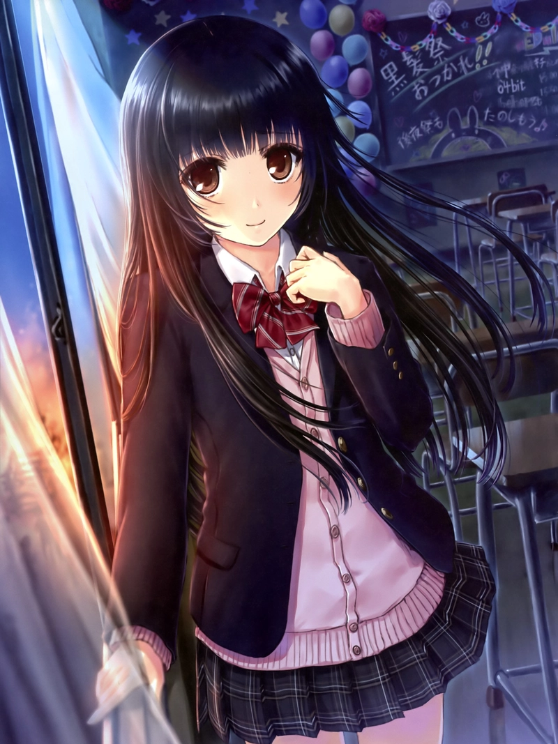 Ảnh anime đời sống học đường mang phong cách gần gũi