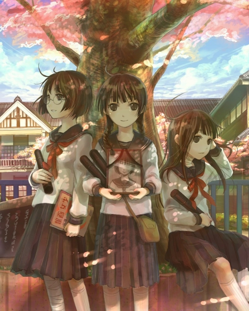 Ảnh anime học đường mang nét đẹp đơn giản nhưng ấn tượng