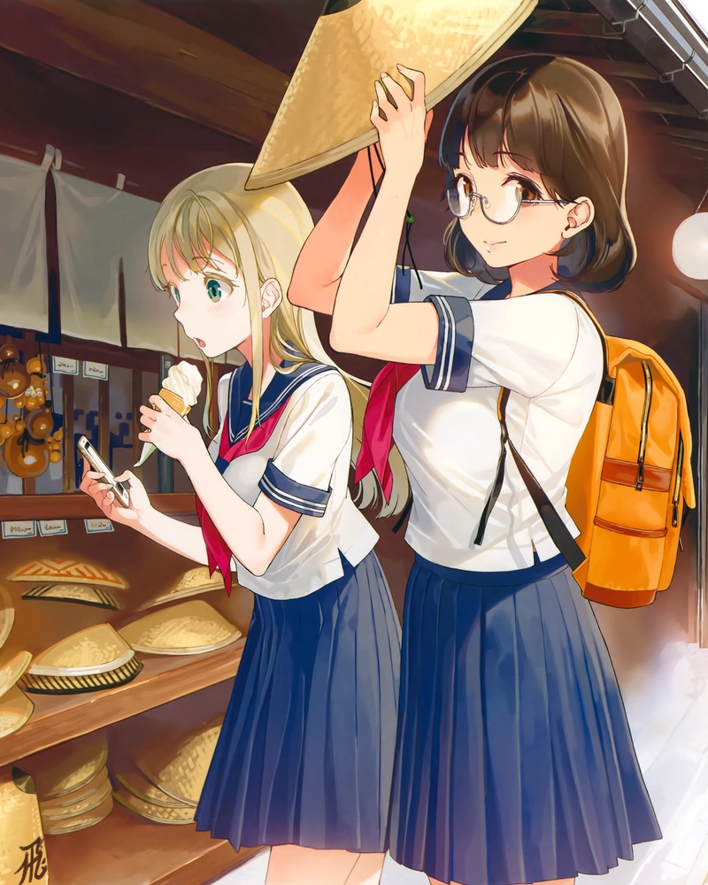Ảnh anime học đường mang nét đẹp giản dị nhưng cuốn hút