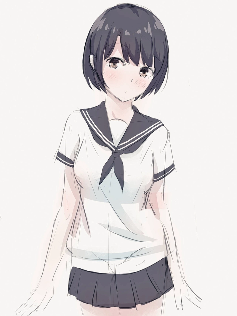 Ảnh anime học đường mang phong thái hồn nhiên tươi mới