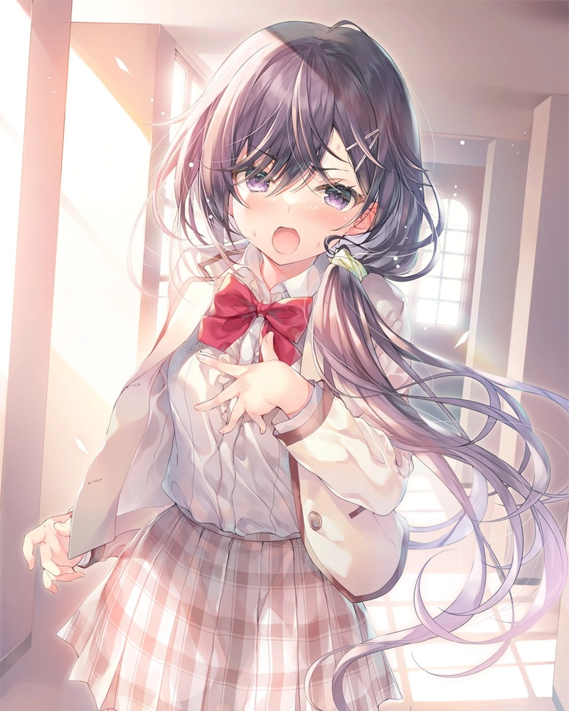 Ảnh anime học đường mang vẻ đẹp trong trẻo đầy cảm xúc