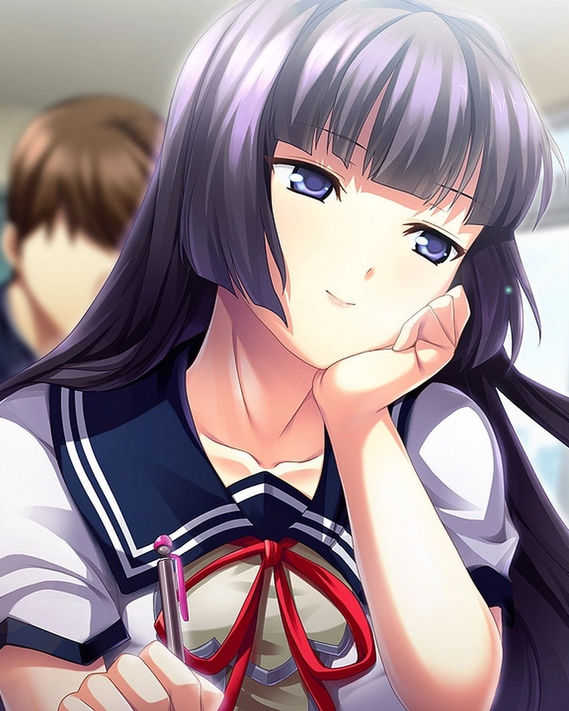 Ảnh anime học đường phong cách học sinh năng động