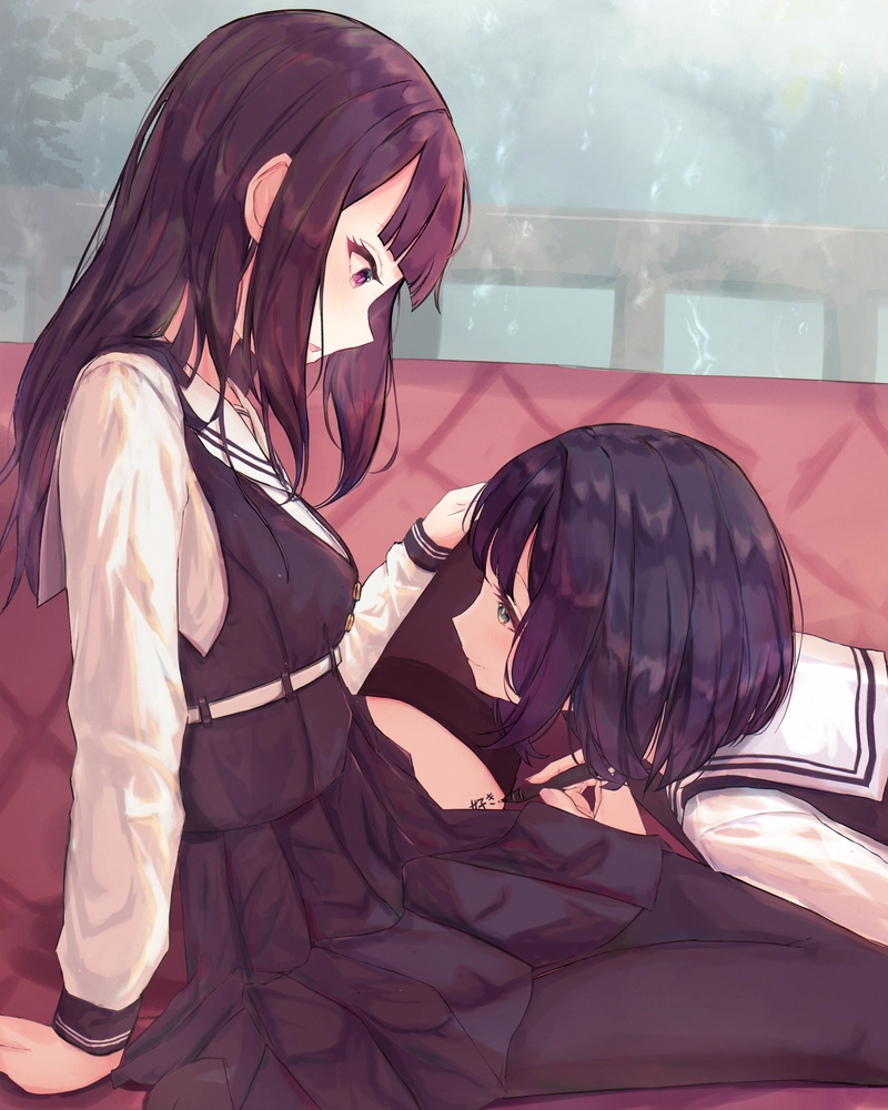 Ảnh anime học đường thể hiện nét đáng yêu của nhân vật