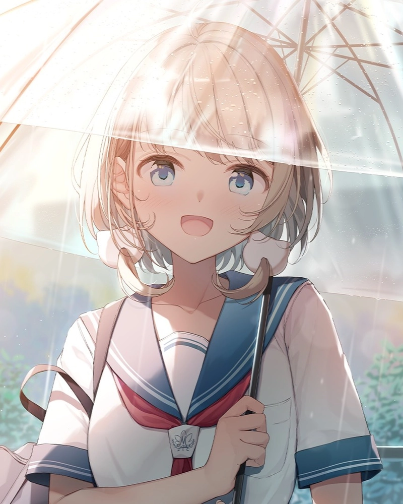 Ảnh anime học đường với phong cách gần gũi dễ thương