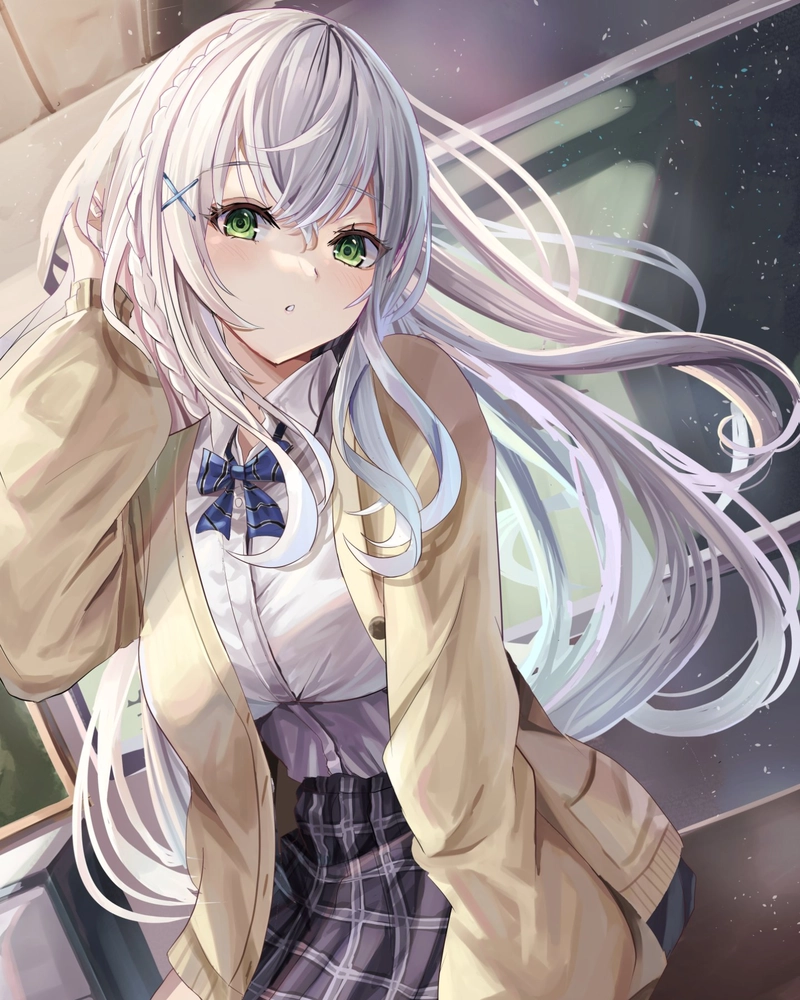 Ảnh anime học sinh mang nét đẹp giản dị đầy ấn tượng