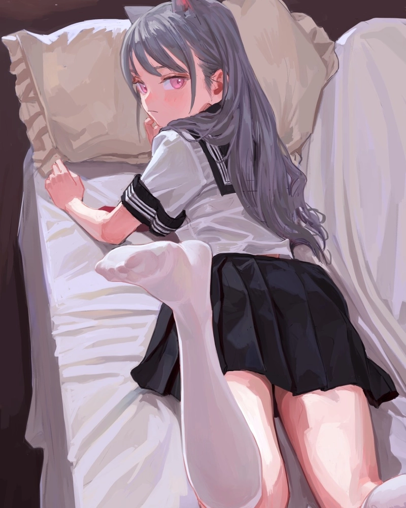 Ảnh anime học sinh mang phong thái tự nhiên đầy sức hút