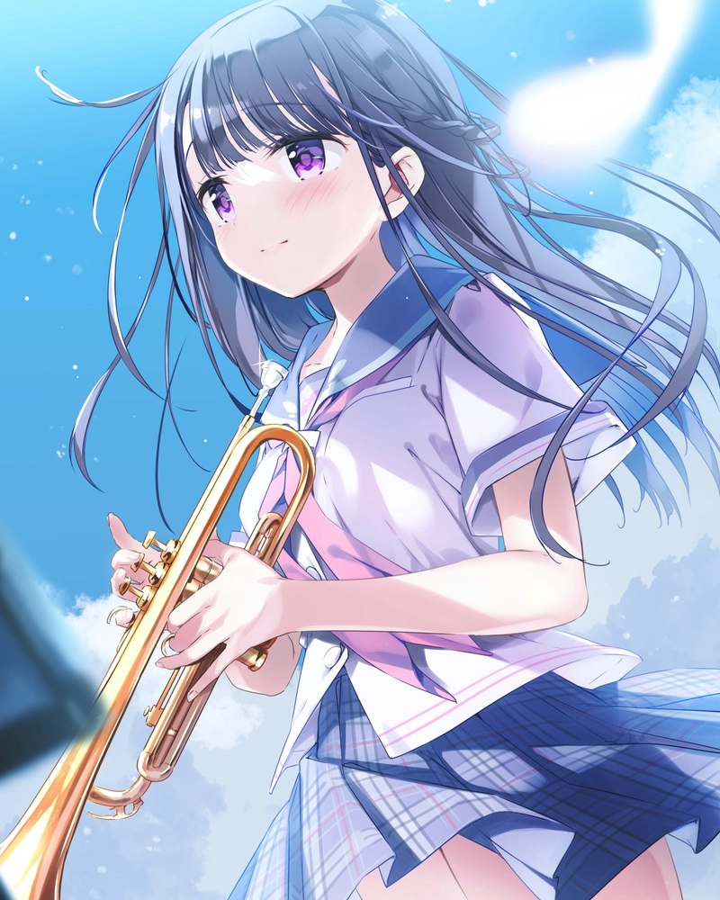 Ảnh anime học sinh mang thần thái tươi mới năng động