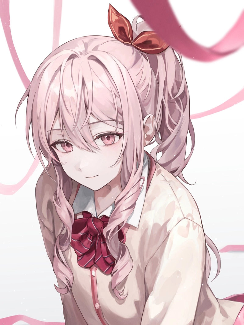 Ảnh anime học sinh nữ mang vẻ ngoài xinh xắn cuốn hút