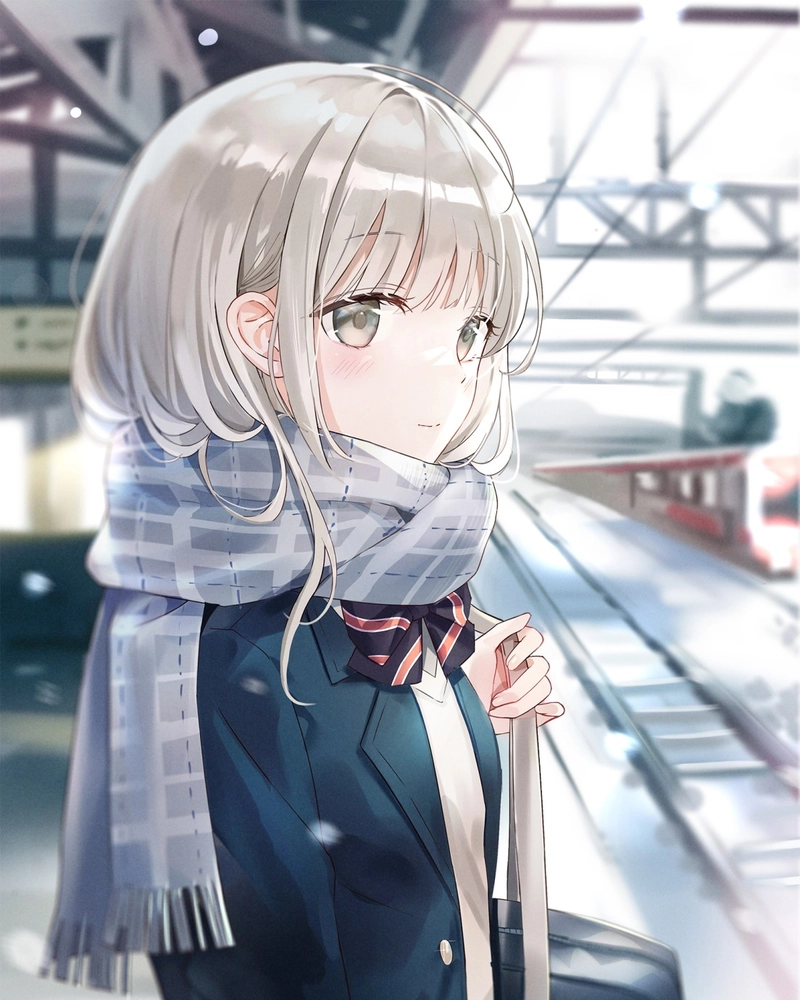 Ảnh anime học sinh phong cách trẻ trung đầy cuốn hút
