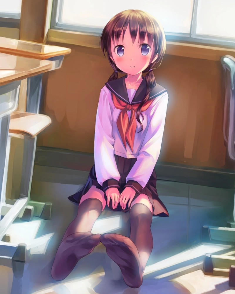 Ảnh anime học sinh thể hiện cảm xúc chân thật