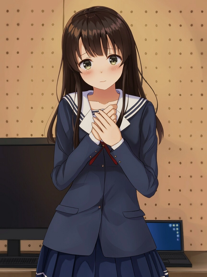 Ảnh anime học sinh thể hiện nét hồn nhiên và trong sáng