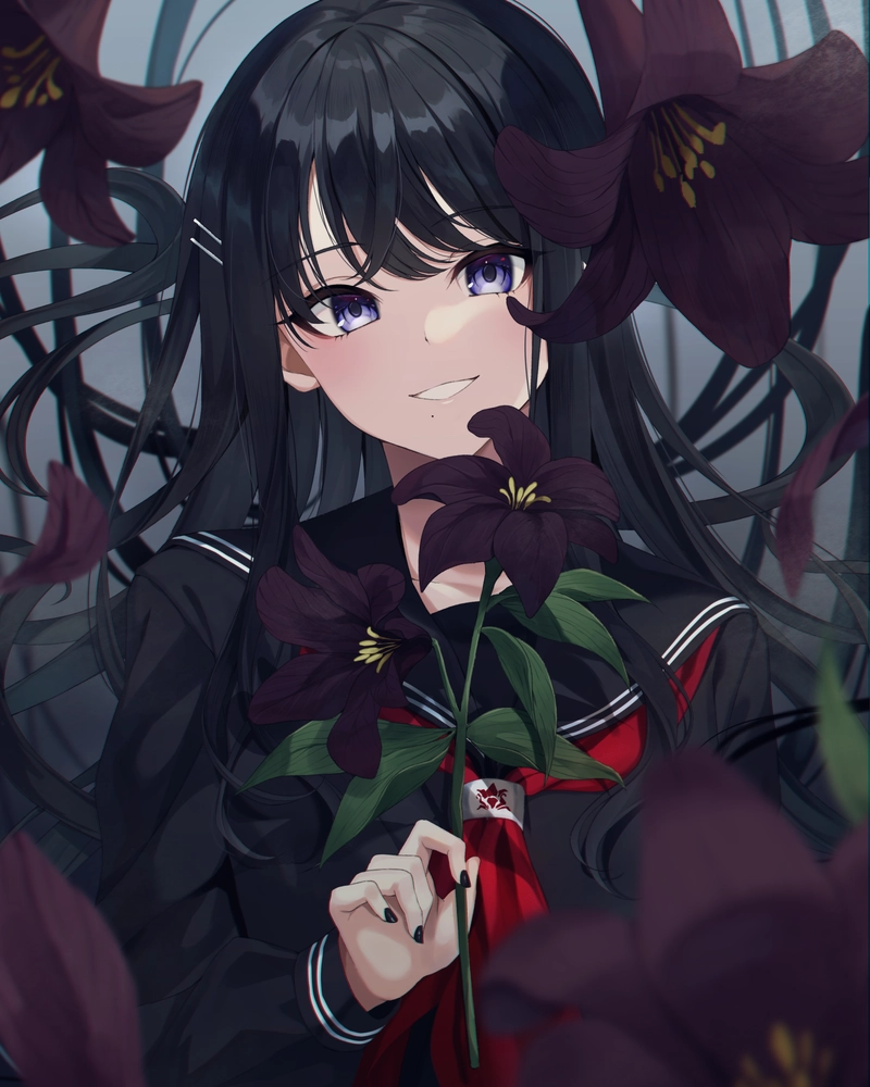 Ảnh anime học sinh với biểu cảm sinh động nổi bật