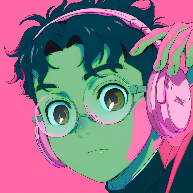 Ảnh anime nam học sinh thể hiện phong thái trẻ trung năng động