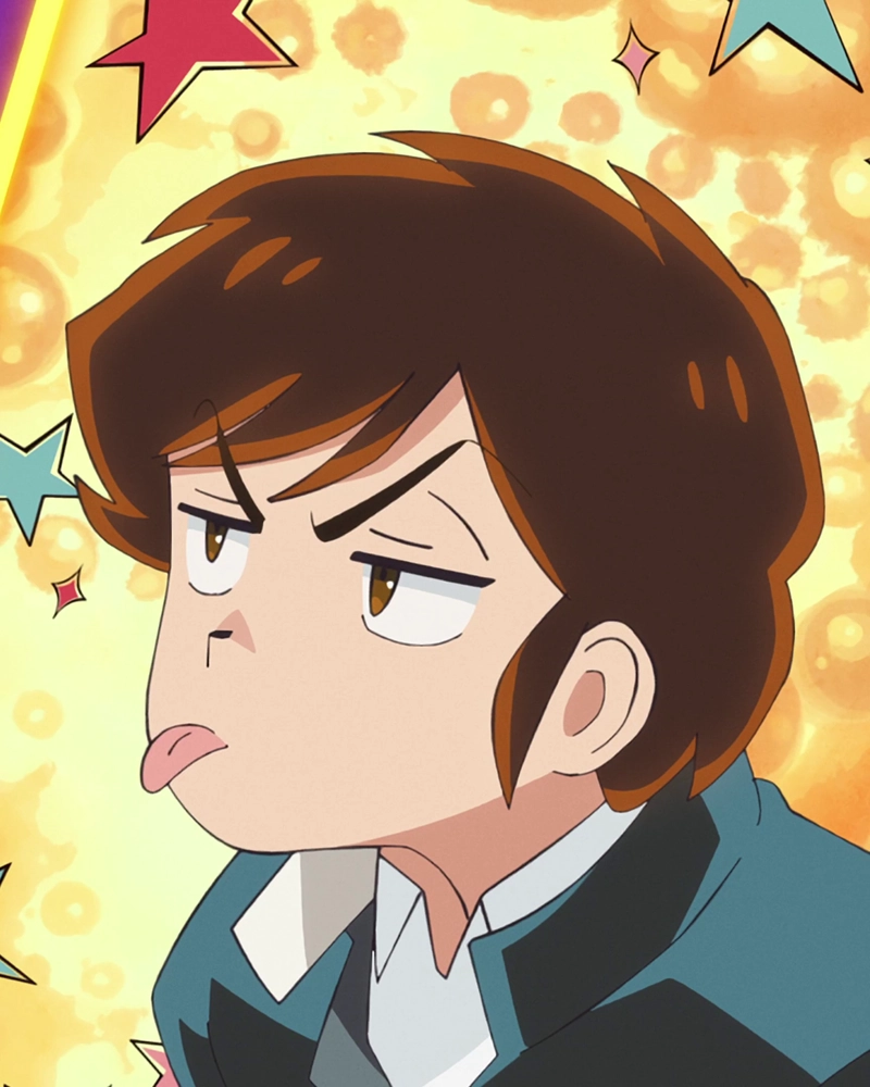 Ảnh anime nam học sinh thể hiện vẻ ngoài điển trai cuốn hút