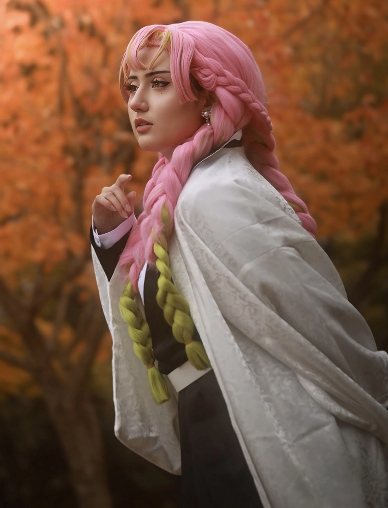Ảnh cosplay Mitsuri xinh đẹp với tạo hình chất riêng