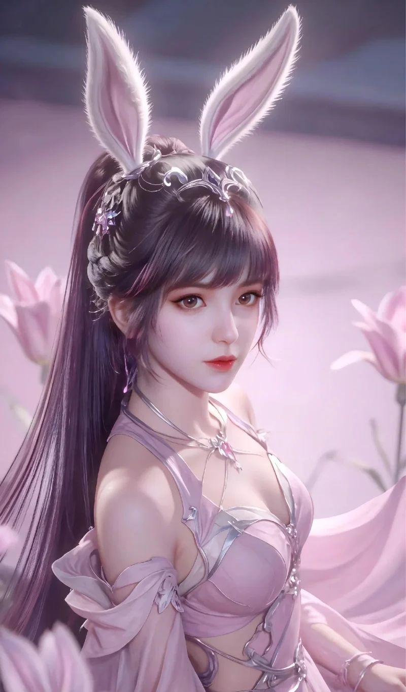 Hình ảnh Tiểu Vũ mang vibe anime hiện đại đầy cuốn hút