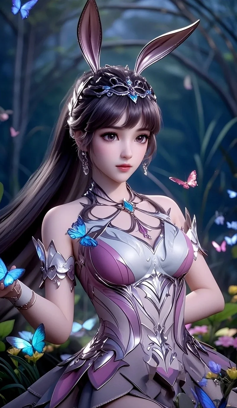 Hình ảnh Tiểu Vũ trong trang phục anime nổi bật quyến rũ