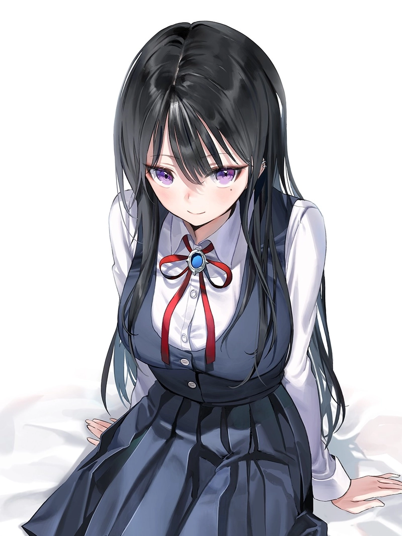 Hình ảnh anime học trò thể hiện nét đáng yêu tự nhiên