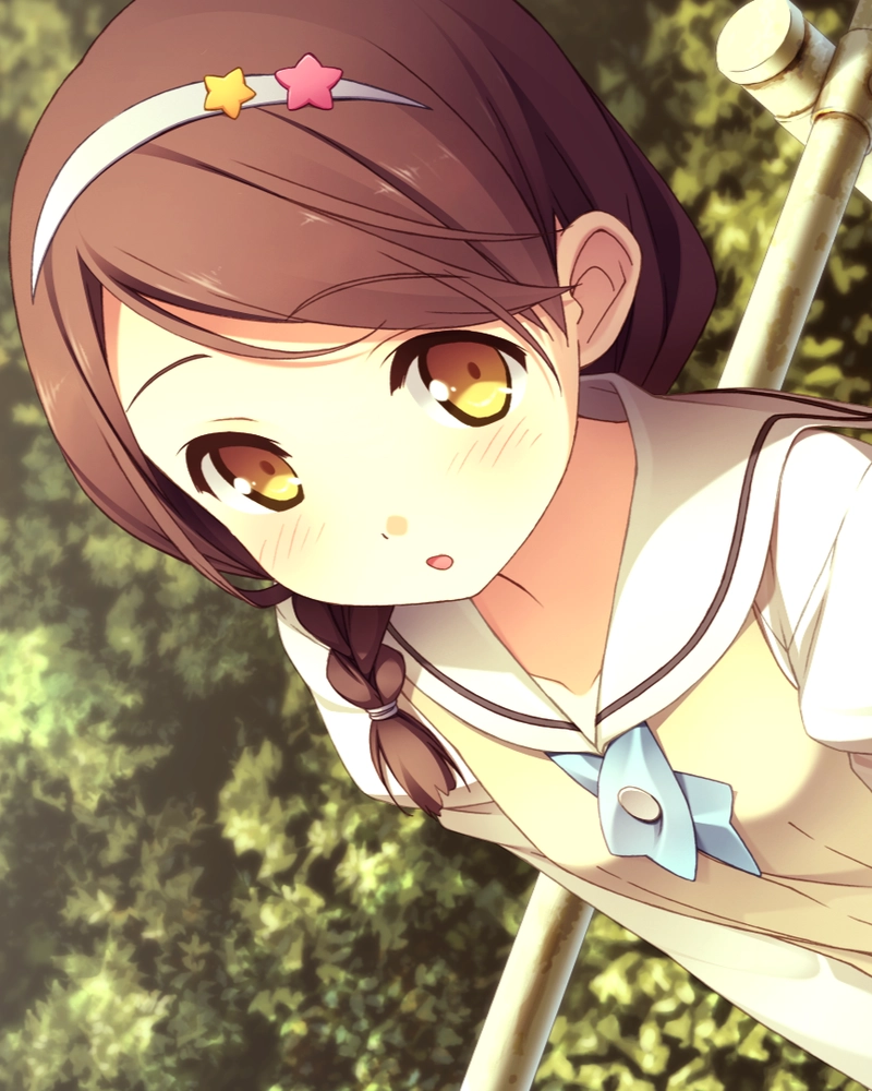 Hình anime học sinh với phong cách trẻ trung tự nhiên