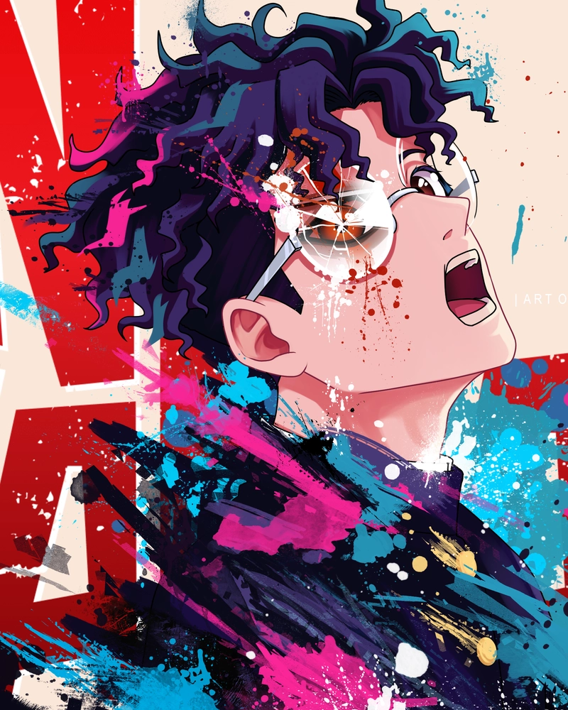 Hình anime nam sinh mang phong thái tự tin nổi bật