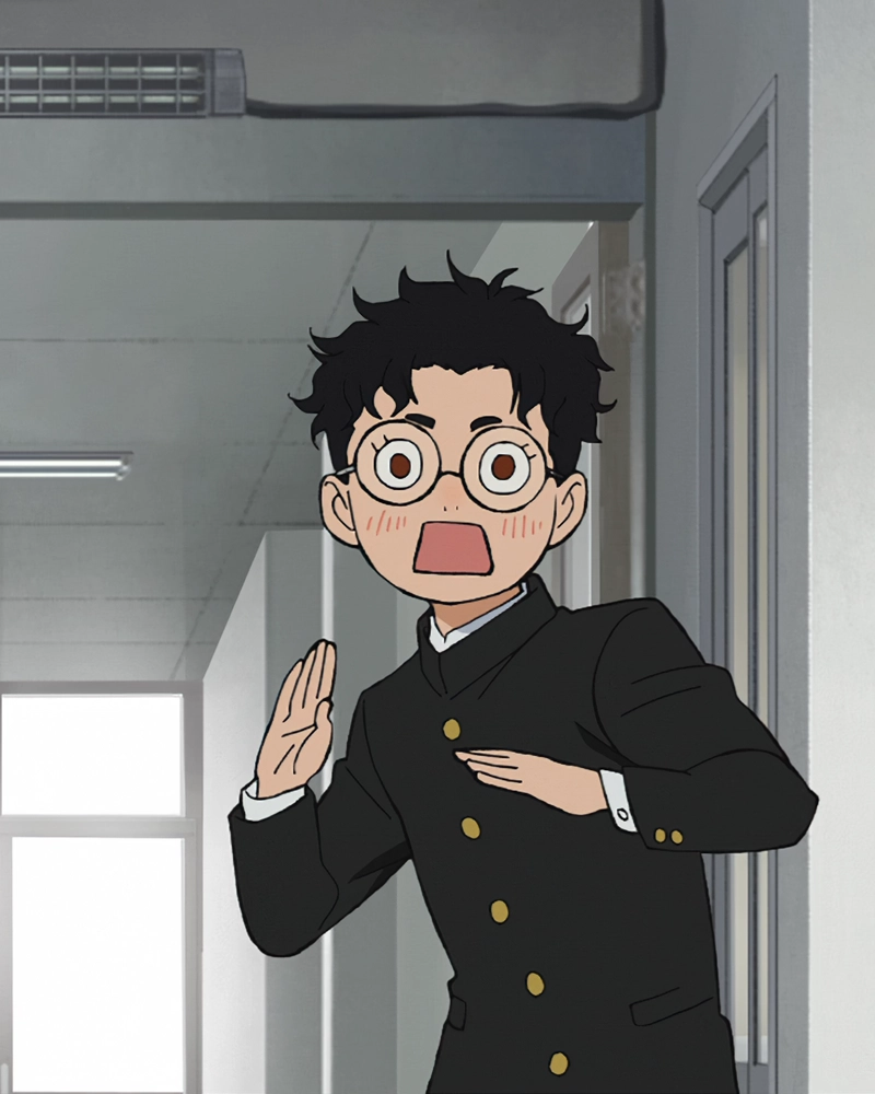 Hình anime nam sinh với biểu cảm tự nhiên cuốn hút