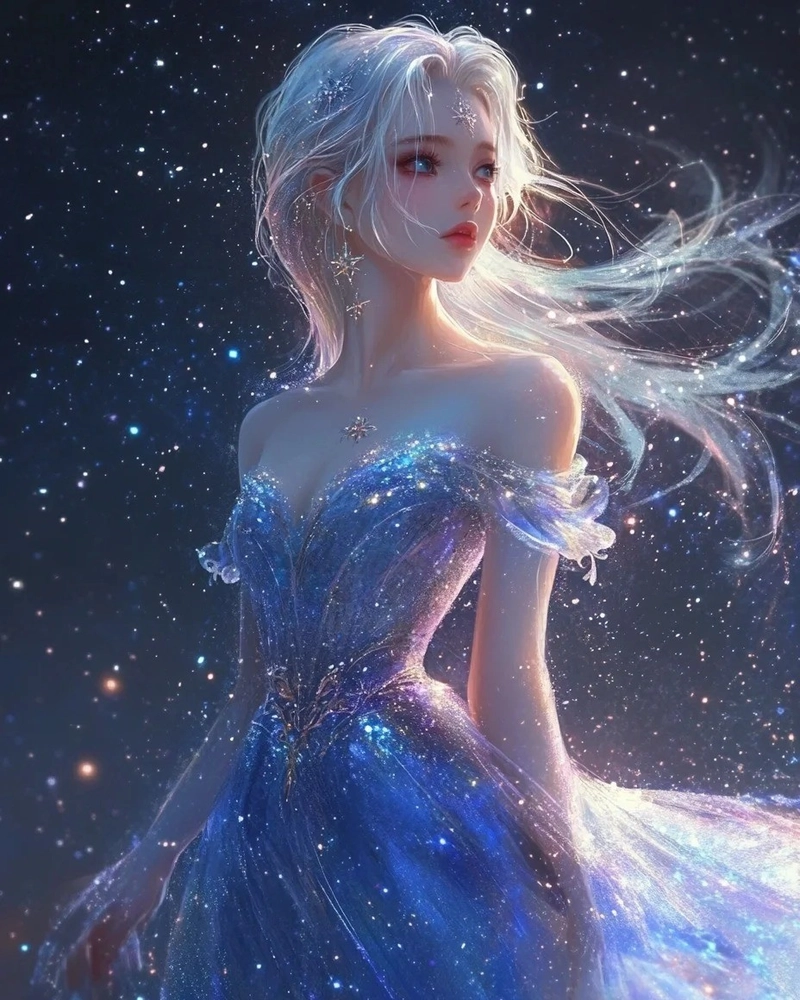 Hình anime nàng công chúa lạnh lùng mang nét cuốn hút