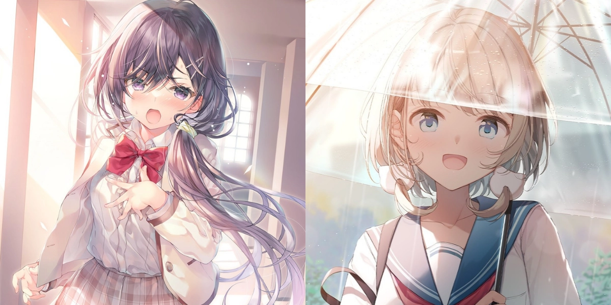 ảnh anime học đường thumbnail