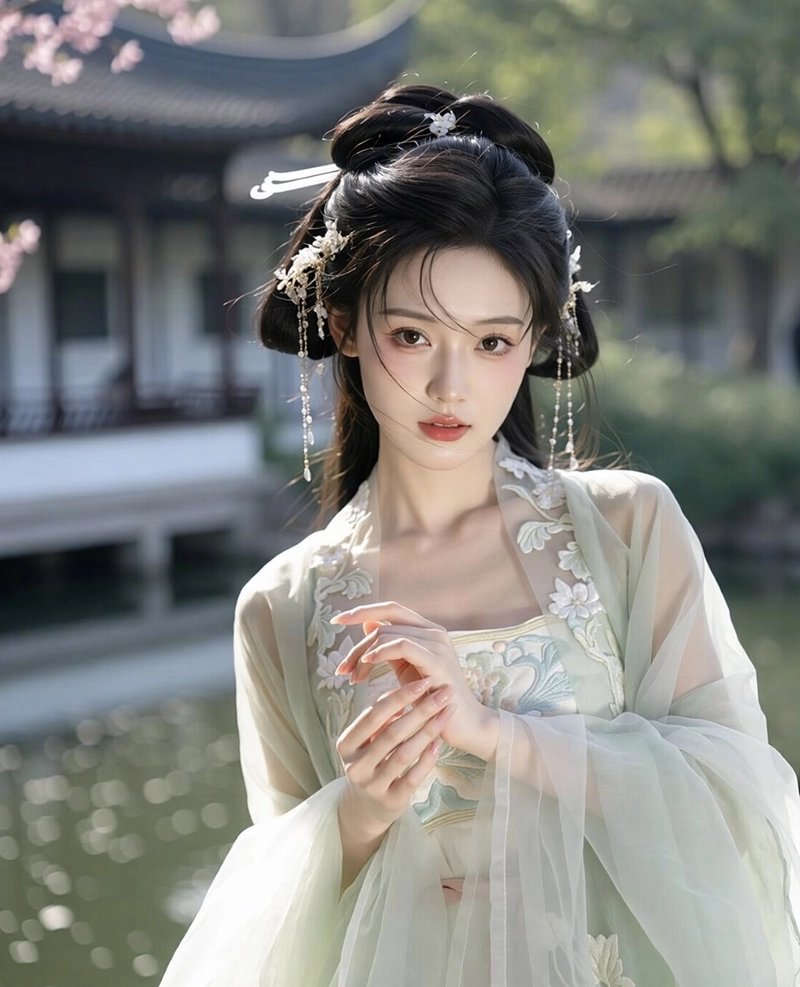 78+ ảnh gái xinh cổ trang cực đẹp nhiều phong cách Gái xinh cổ trang với phong thái nhẹ nhàng
