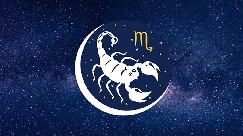 Hình ảnh biểu tượng cung Bọ Cạp với chòm sao Thiên Yết