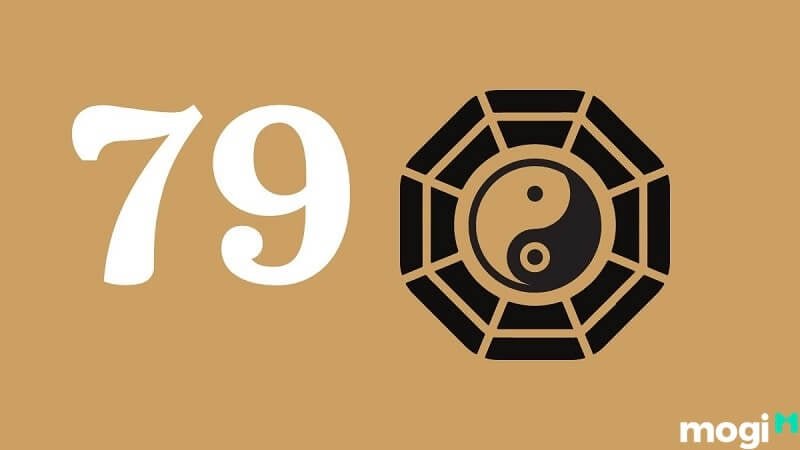 Hình ảnh các yếu tố Ngũ Hành và con số 79, tượng trưng cho hành Kim